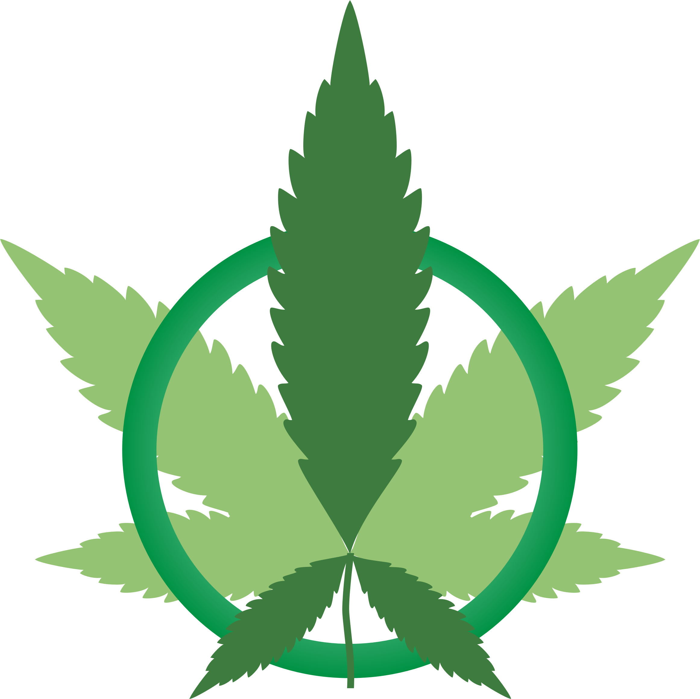 Clipart Marijuana Peace Symbol Variation Png Peace - Hoja De Marihuana Silueta (2322x2318)