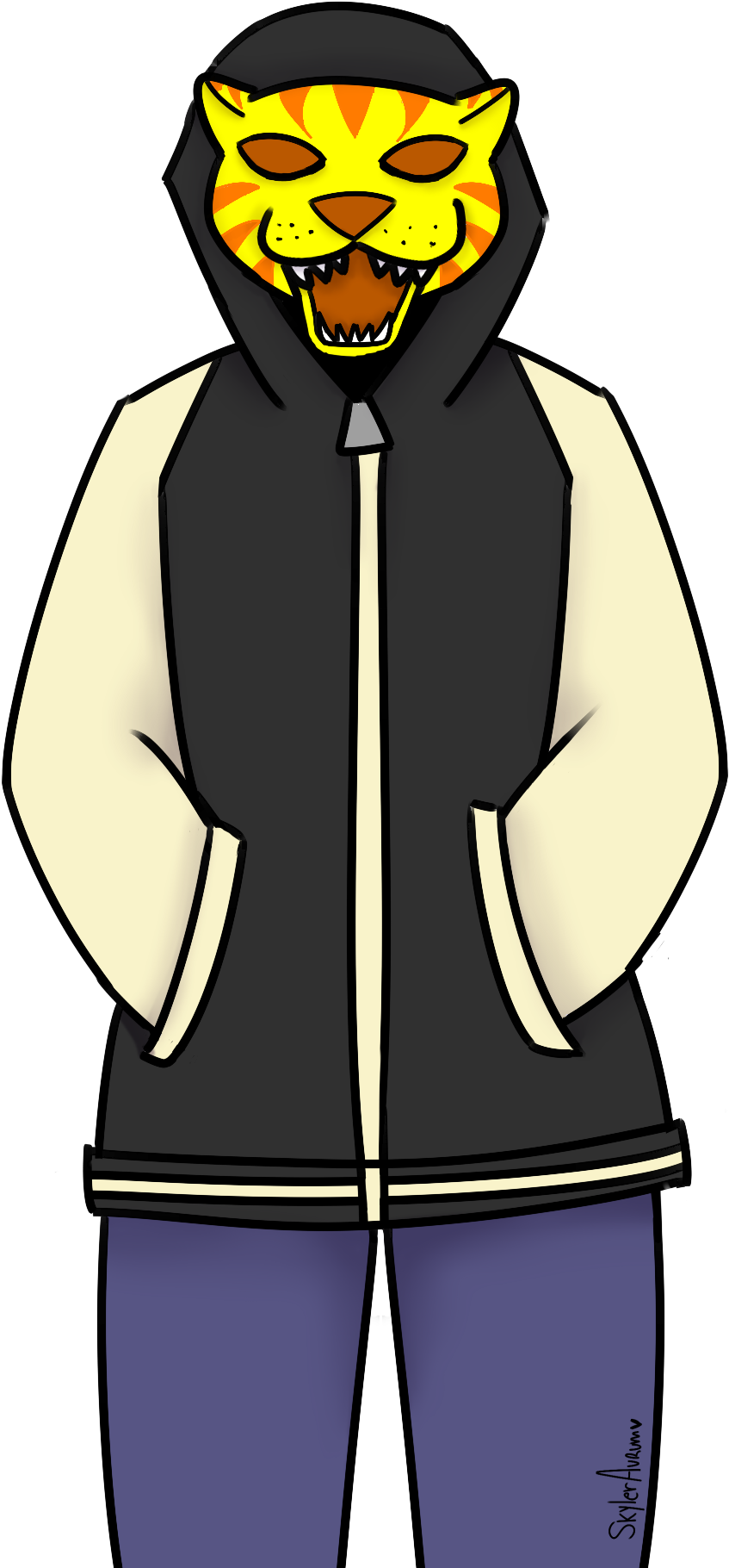 Tiger Mask Guy - Tiger Mask Guy (1000x2000)