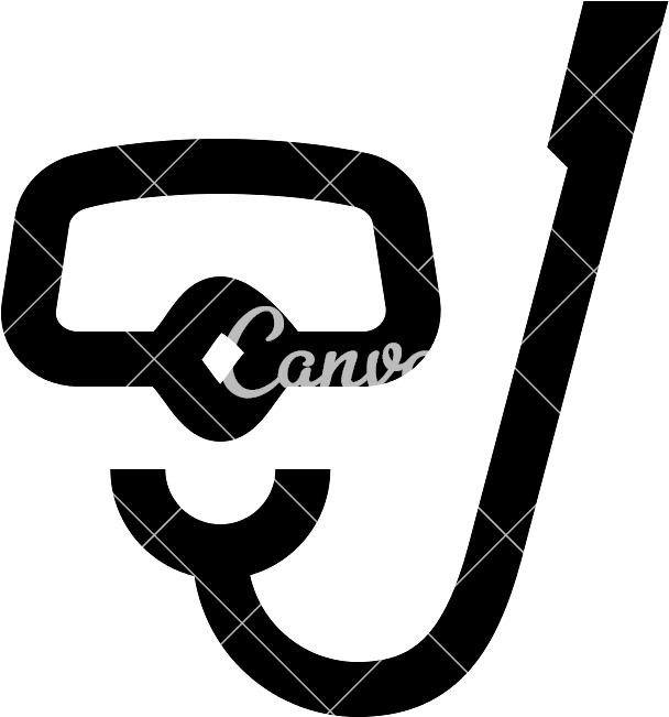 Mask Snorkel - Illustration (800x800)