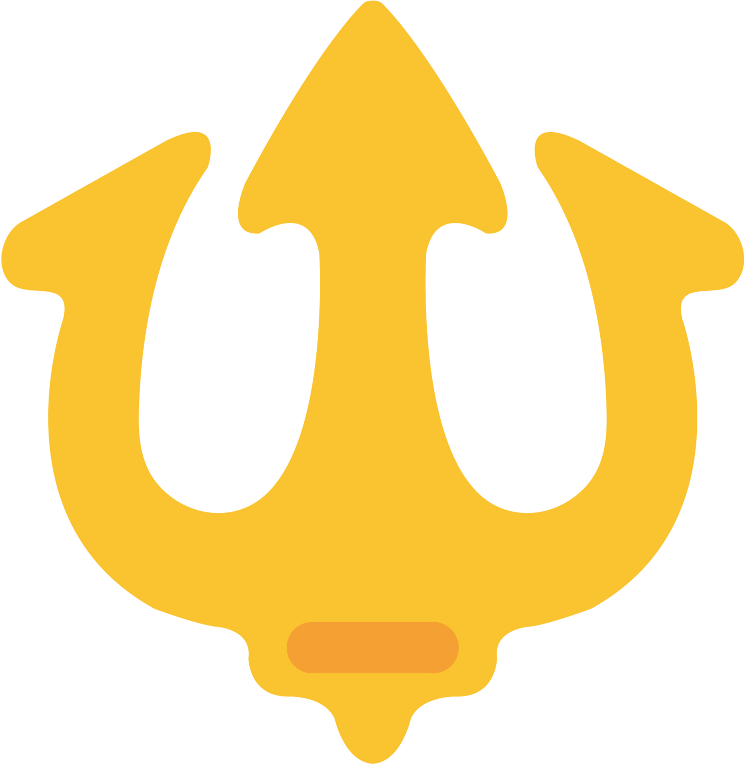 Frowny Face On Android Is A Crapshoot - Trishul Emoji (1600x1600)