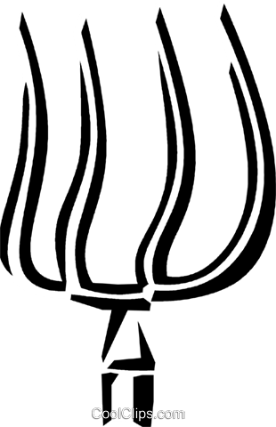 Pitchfork Royalty Free Vector Clip Art Illustration - Pitchfork Royalty Free Vector Clip Art Illustration (310x480)