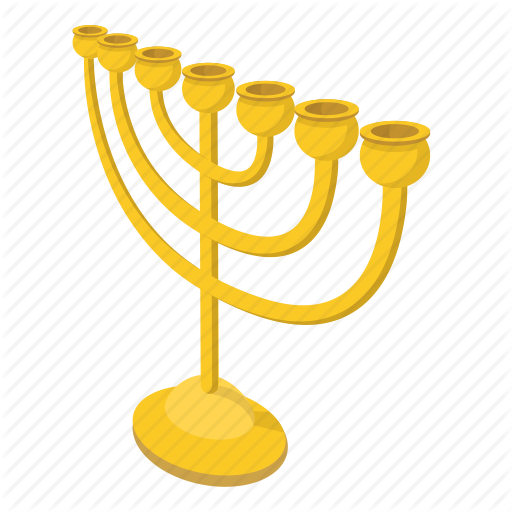 Candlestick, Cartoon, Chanukah, Jewish, Menora, Menorah, - Drawing (512x512)