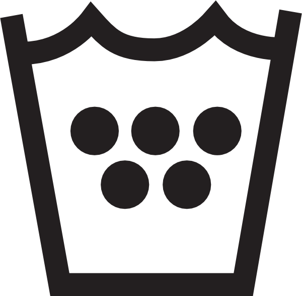 Laundry Clipart Symbols (600x587)