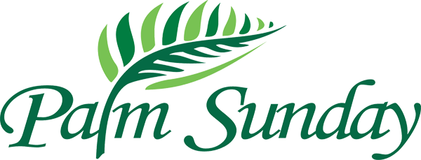 Sunday, March 25 Palm Sunday - Palm Sunday Clip Art (600x229)