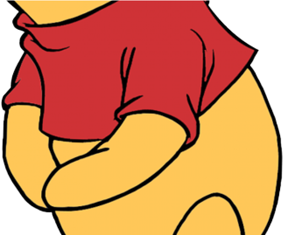 Saturday Clipart Pooh - Winnie The Pooh Back (640x480)