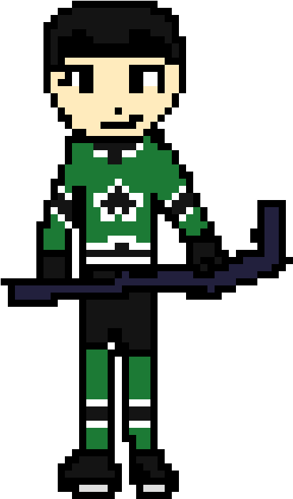 Hockey Player - Cartoon (500x800)
