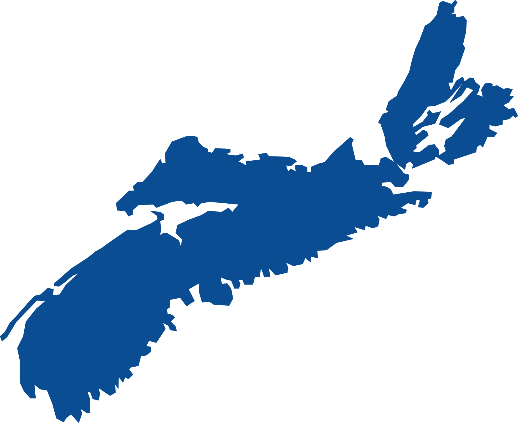 Map Of Nova Scotia - Nova Scotia 2016 Election (1744x1425)