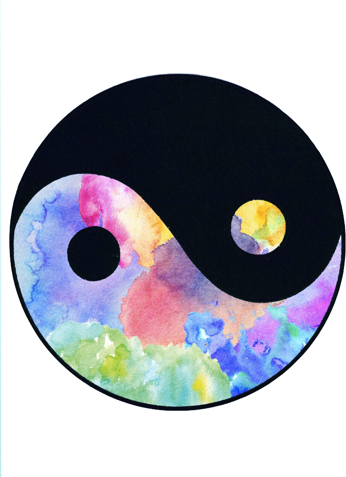 Stay Yin And Yang Www - Yin Yang Tumblr Png (728x970)