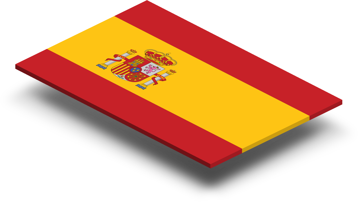 Spain Flag In Rich Quality Definition - Graphic Design (1235x698)