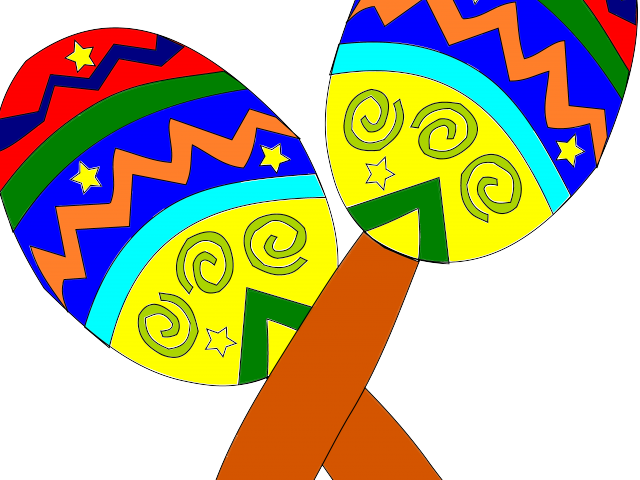 Spain Clipart Marracas - Clipart Transparent Background Maracas (640x480)