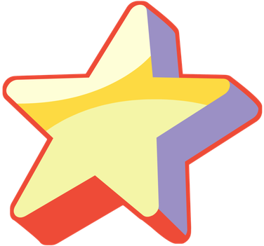 Steven Universe Star Png Clip Art Free Library - Steven Universe Logo Star (376x351)