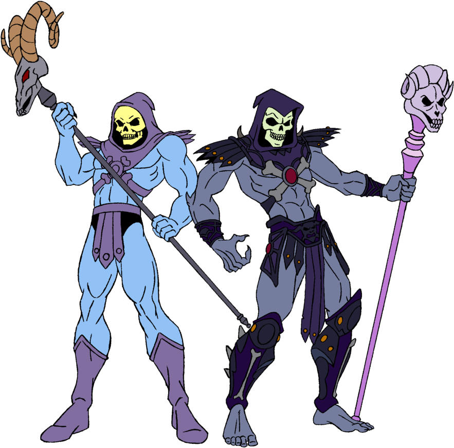 Clipart Royalty Free Download Masters Of The Universe - He Man Skeletor Png (883x871)