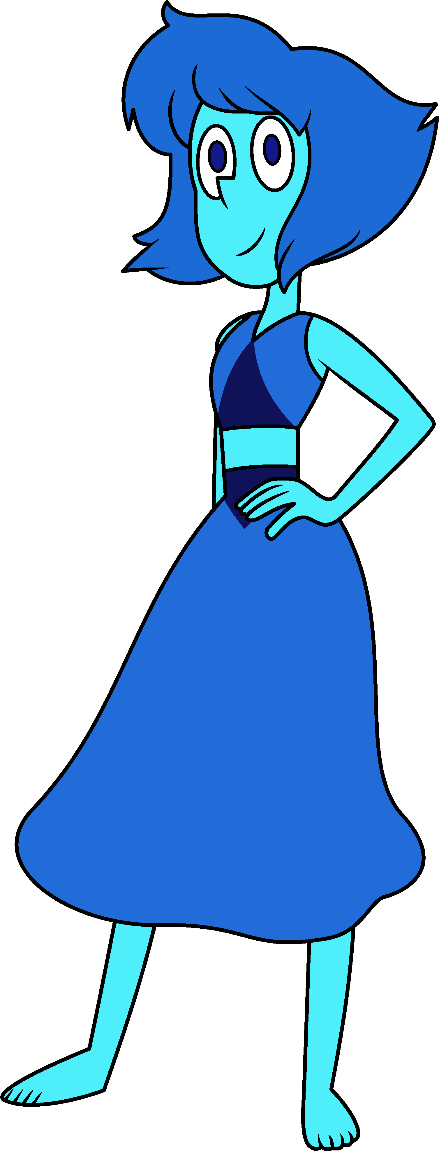 Steven Universe Lapis Lazuli - Steven Universe Png Lápis Lazuli (1716x4000)