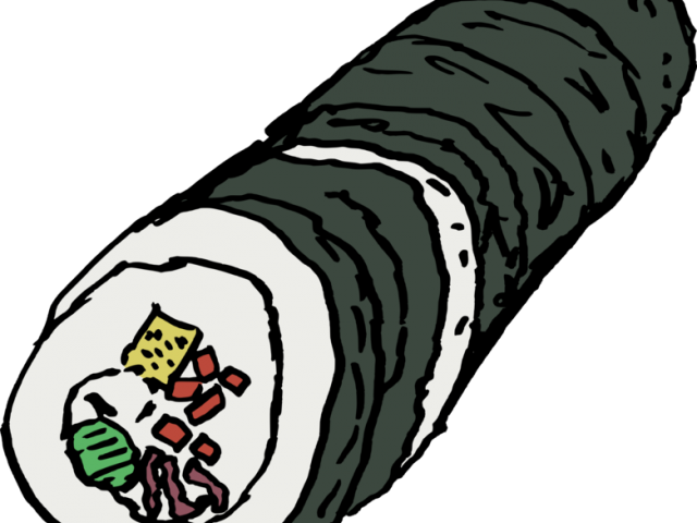 Japanese Food Clipart Veterans Day - Gimbap (640x480)