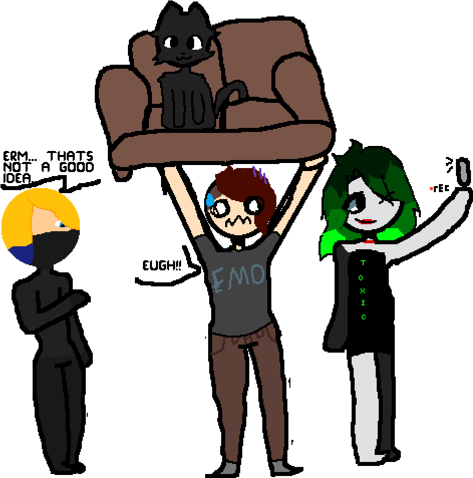 Not A Good Idea - Cartoon (1000x1000)