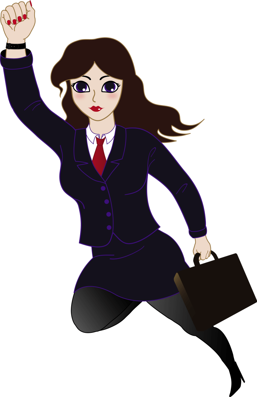 Business Women Clip Art Free - Businesswoman Clipart (830x1280)