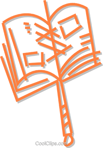 Sheet Music Royalty Free Vector Clip Art Illustration - Sheet Music Royalty Free Vector Clip Art Illustration (333x480)