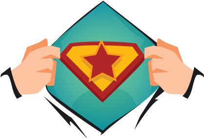 It's Time To Hero Up - Emblem (417x295)