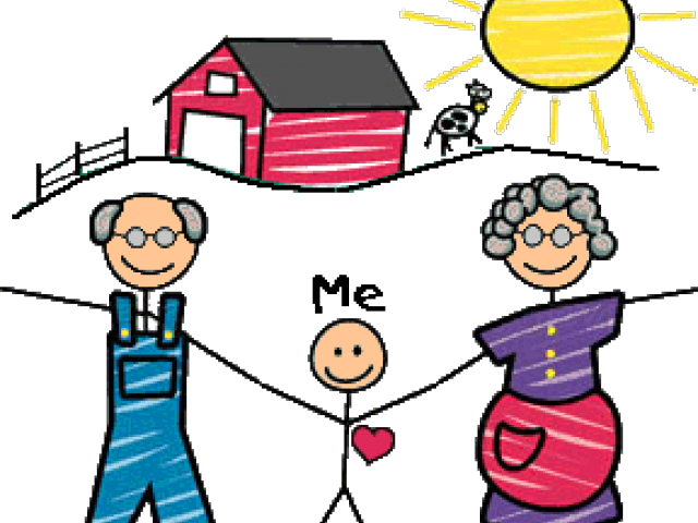 Happy Clipart Grandparents Day - Invitation Grand Parents Day Card (640x480)