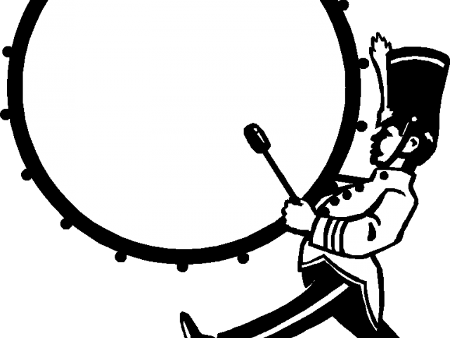 Drum Clipart Drumsclip - Marching Bass Drum Clipart (640x480)