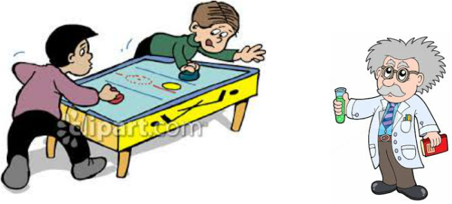 Force And Motion Webquest - Air Hockey Clip Art (654x296)