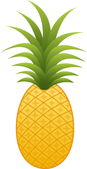 Tasty Pineapple - Pineapple Clipart Png (284x550)