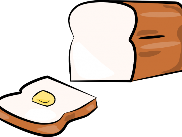 Bread Roll Clipart Tasty Bread - Clip Art Bread And Butter (640x480)