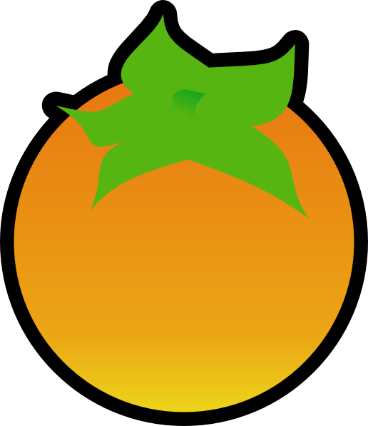 Persimmon Clipart (516x597)