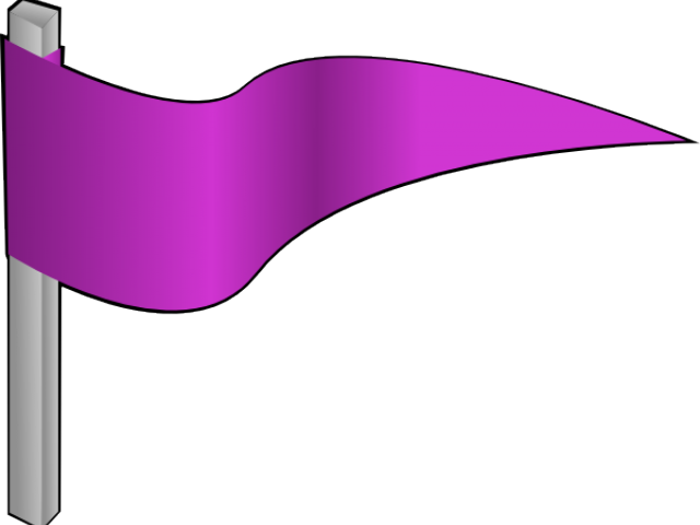California Flag Clipart Banner - Purple Flag Clipart (640x480)