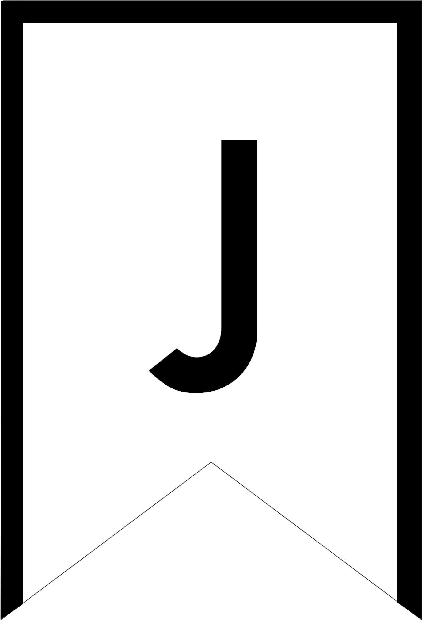 Free Party Printables Free Printable Decorations Free - Printable Letters For Banner O (1424x2083)