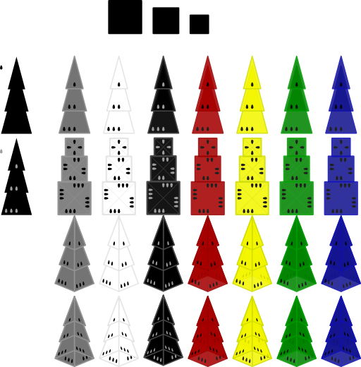 Printing With Pyramids Clipart - Triangle (512x520)