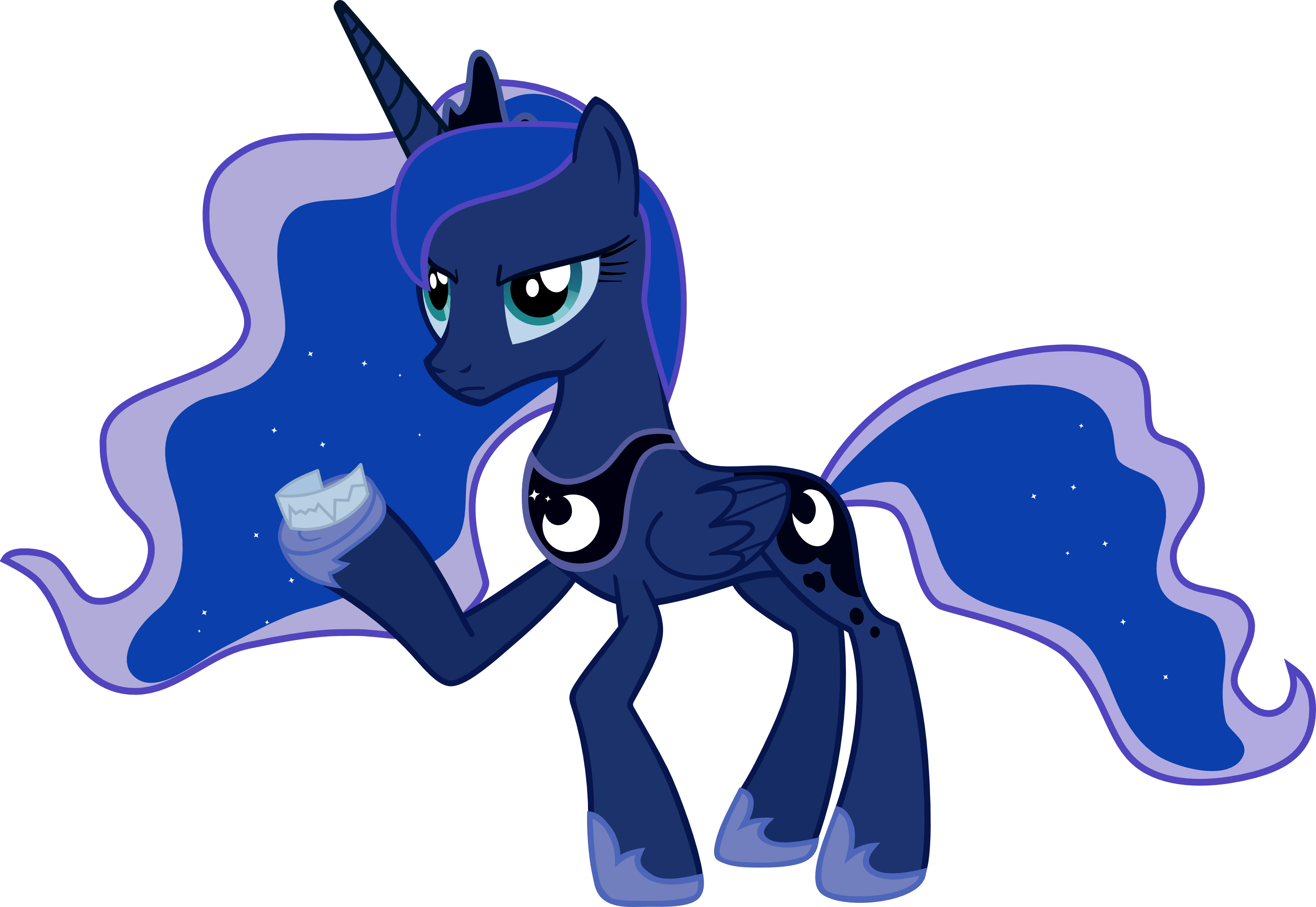 Llssn, Dead Source, Princess Luna, Safe, Simple Background, - Princess Luna Vampire (3203x2208)