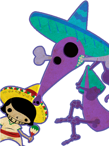 There Is An Old Legend In Mexico That On “dia De Los - Cartoon (360x490)