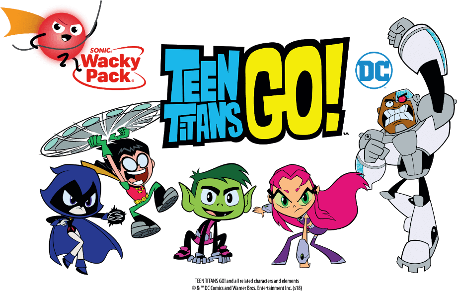 Teen Titans Go Sonic Chibis - Teen Titans Go Png (1000x586)