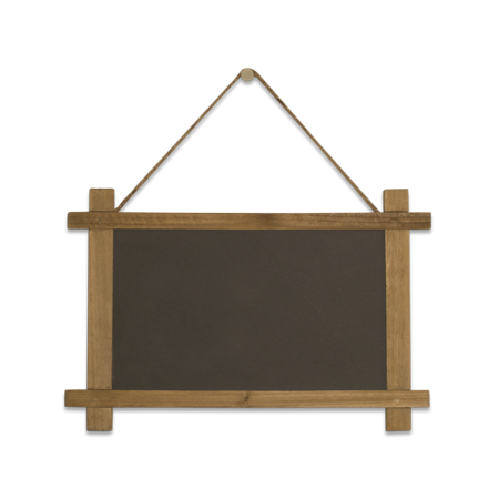 Rustic Wooden Framed Hanging - Hanging Picture Frame Png (450x450)