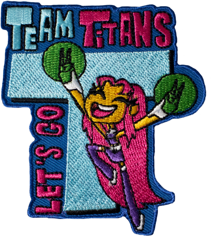 Teen Titan Inspired Scout Movie Patch "let's Go Team - Team Titan (1024x1024)