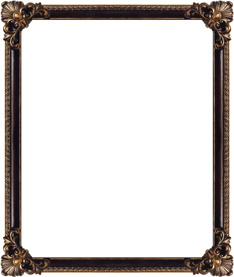 Rustic Wood Frame Clipart 5 By Cheryl - Vintage Wood Frame Png (808x927)