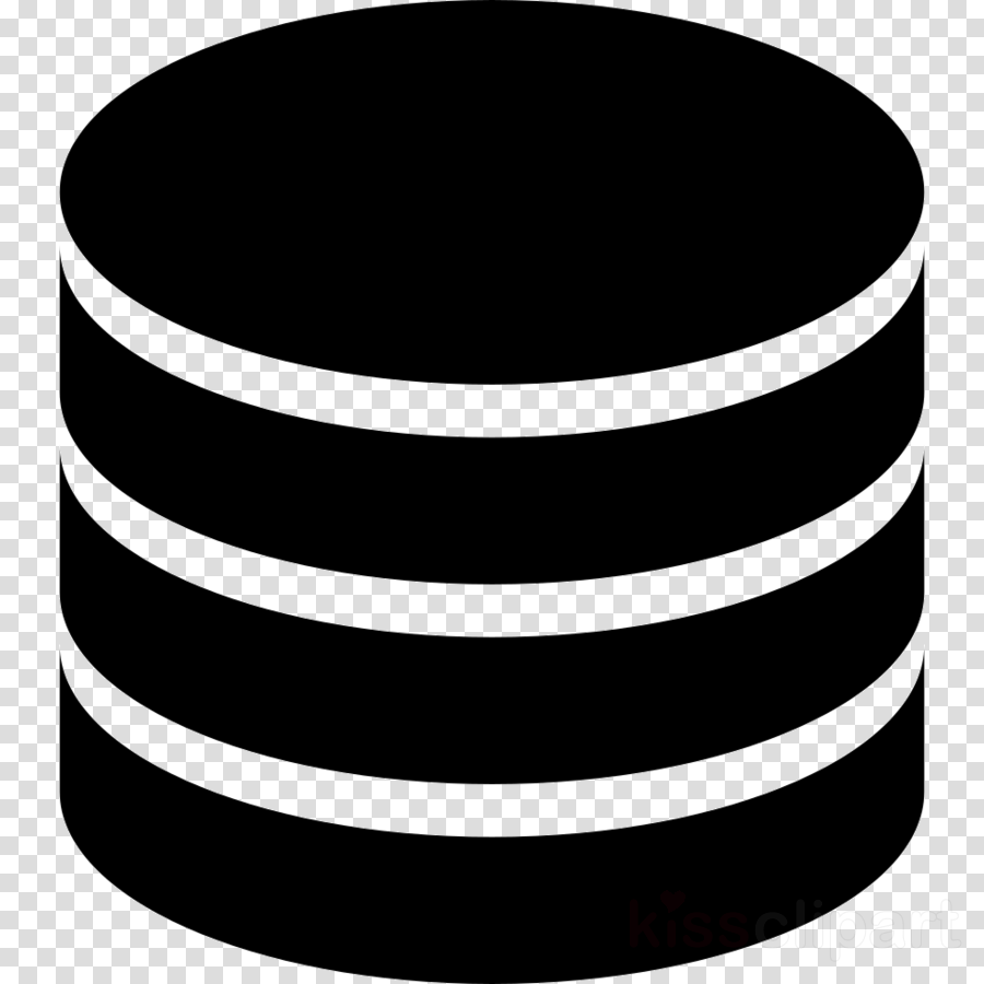 Database Black Clipart Database Computer Icons Clip - Whatsapp Icon Template (900x900)