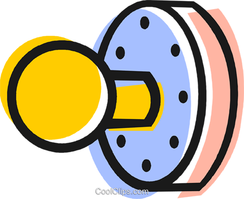 Door Knob Royalty Free Vector Clip Art Illustration - Door Knob Royalty Free Vector Clip Art Illustration (480x392)