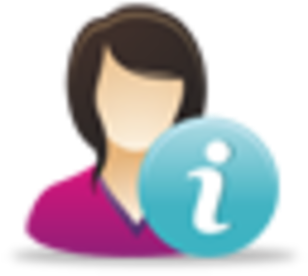Female User Info 1 Image - Icon (600x600)