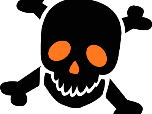 Halloween Clipart Clipart Day - Halloween Skull And Crossbones (640x480)