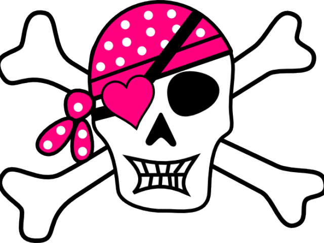 Girl Pirate Skull And Crossbones (640x480)
