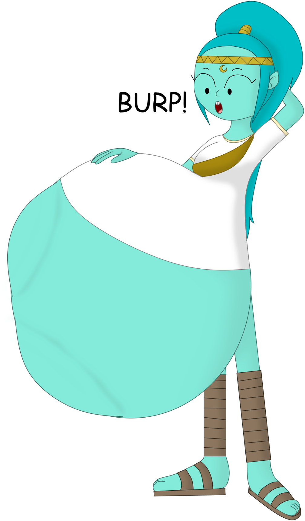 Girl Vore Burp