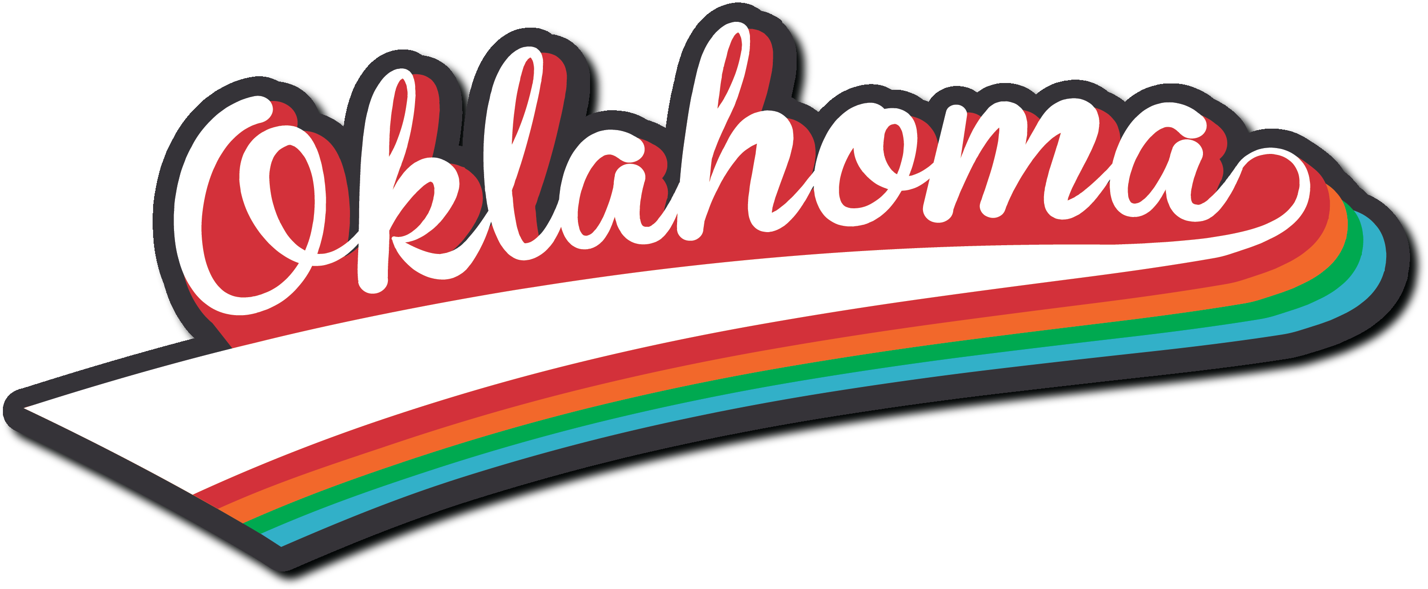 Oklahoma Retro Rainbow - Boomtown Boulder (3300x2475)
