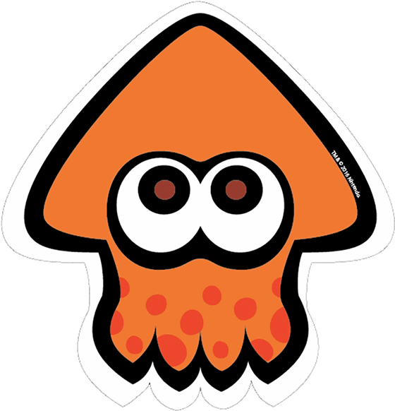 Orange Sticker Eb Games Australia - Splatoon 2 Squid Icon (600x600)