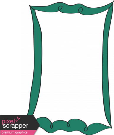 Green Doodle Frame Graphic By Janet Scott - Green Doodle Frame Graphic By Janet Scott (456x456)