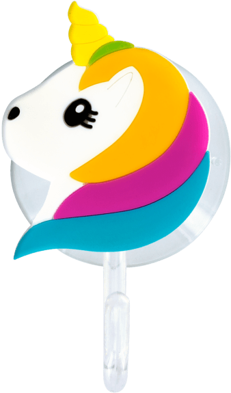 Ani Holder Suction Pylones Aniholder Ventouse Unicorn - Cartoon (535x587)