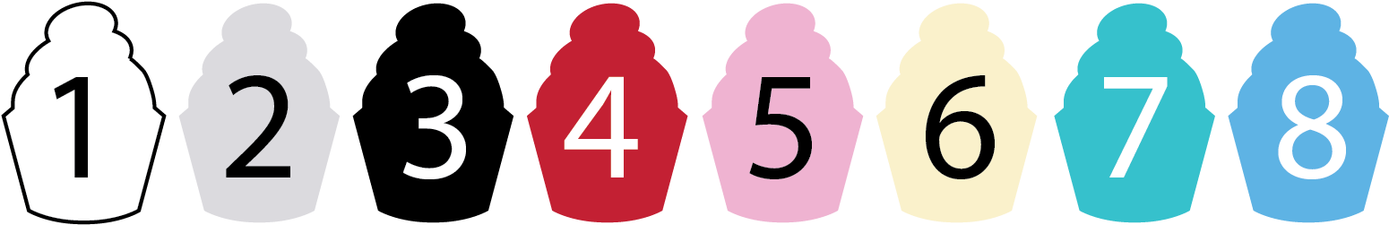 Here Are The Fun Flavors Oops, I Mean Colors Used In - Here Are The Fun Flavors Oops, I Mean Colors Used In (1656x309)