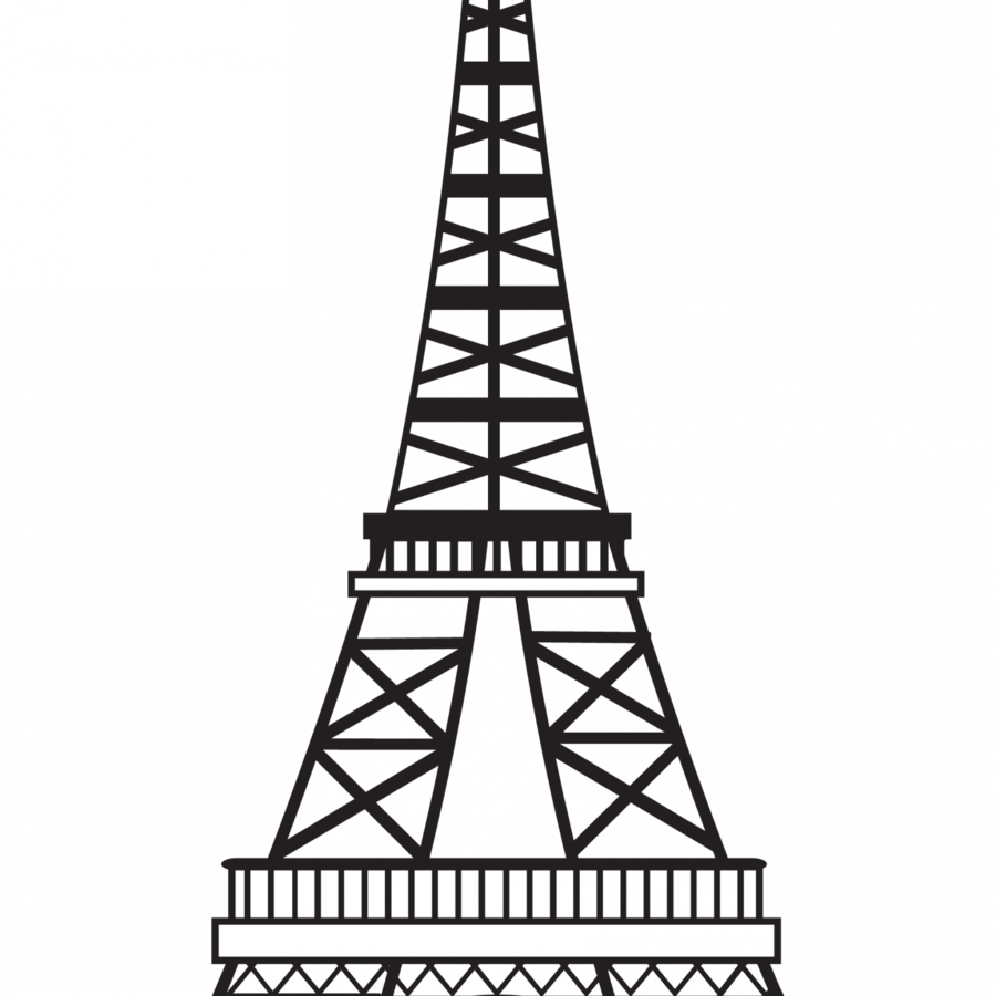 Eiffel Tower Drawing Clipart Eiffel Tower Drawing Sketch - Eiffel Tower Vector Png (900x900)