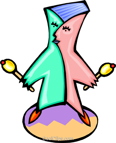 Cartoon Man Playing Maracas Royalty Free Vector Clip - Cartoon Man Playing Maracas Royalty Free Vector Clip (390x480)